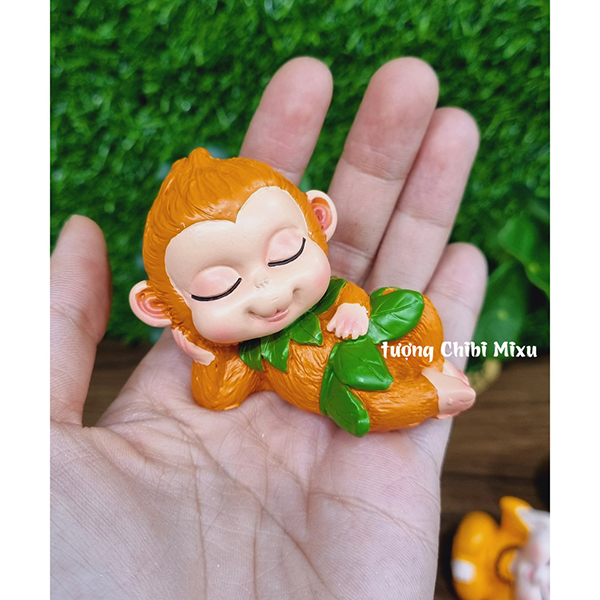 Bộ 04 chú khỉ con size 7cm